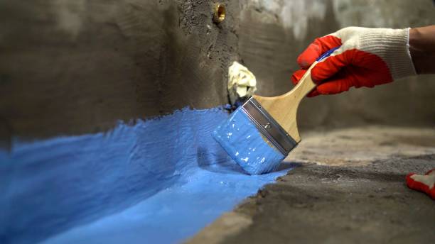 Crawl space vapor barrier installation in Washington, MI